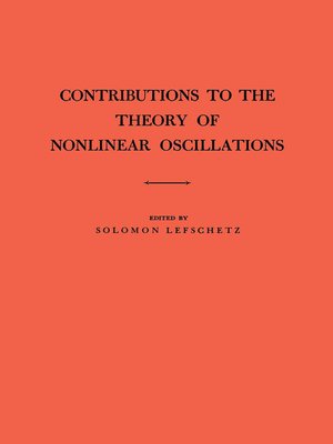 cover image of Contributions to the Theory of Nonlinear Oscillations (AM-20), Volume 1